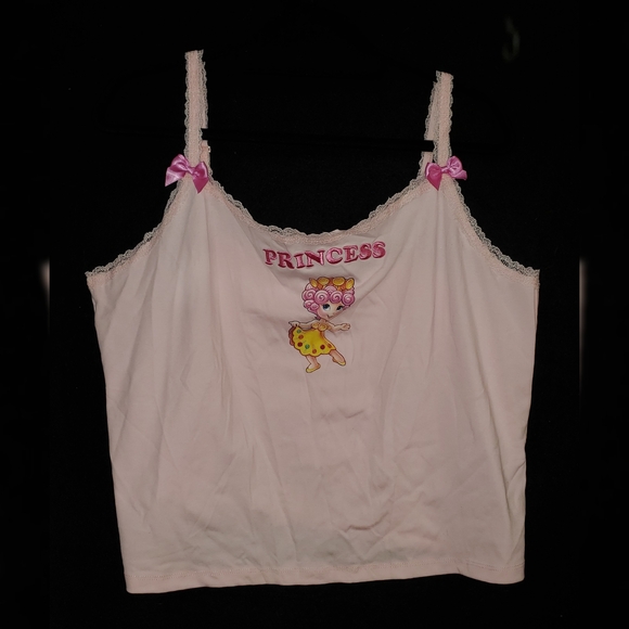 Pink Candy Land Tank Top with Princess Graphic Size 3x - Picture 1 of 3